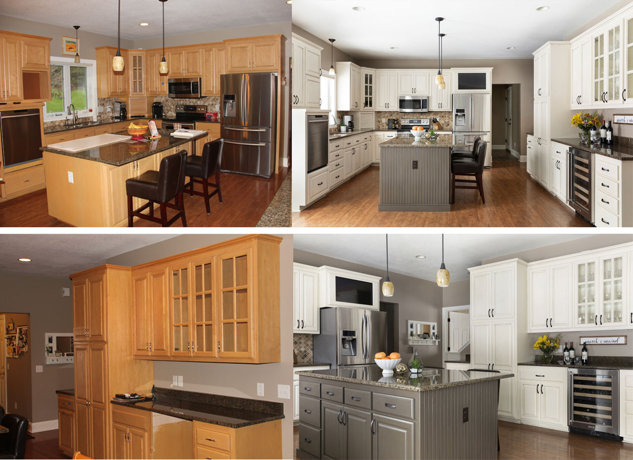 Before And After Kitchen And Dining Room Remodels