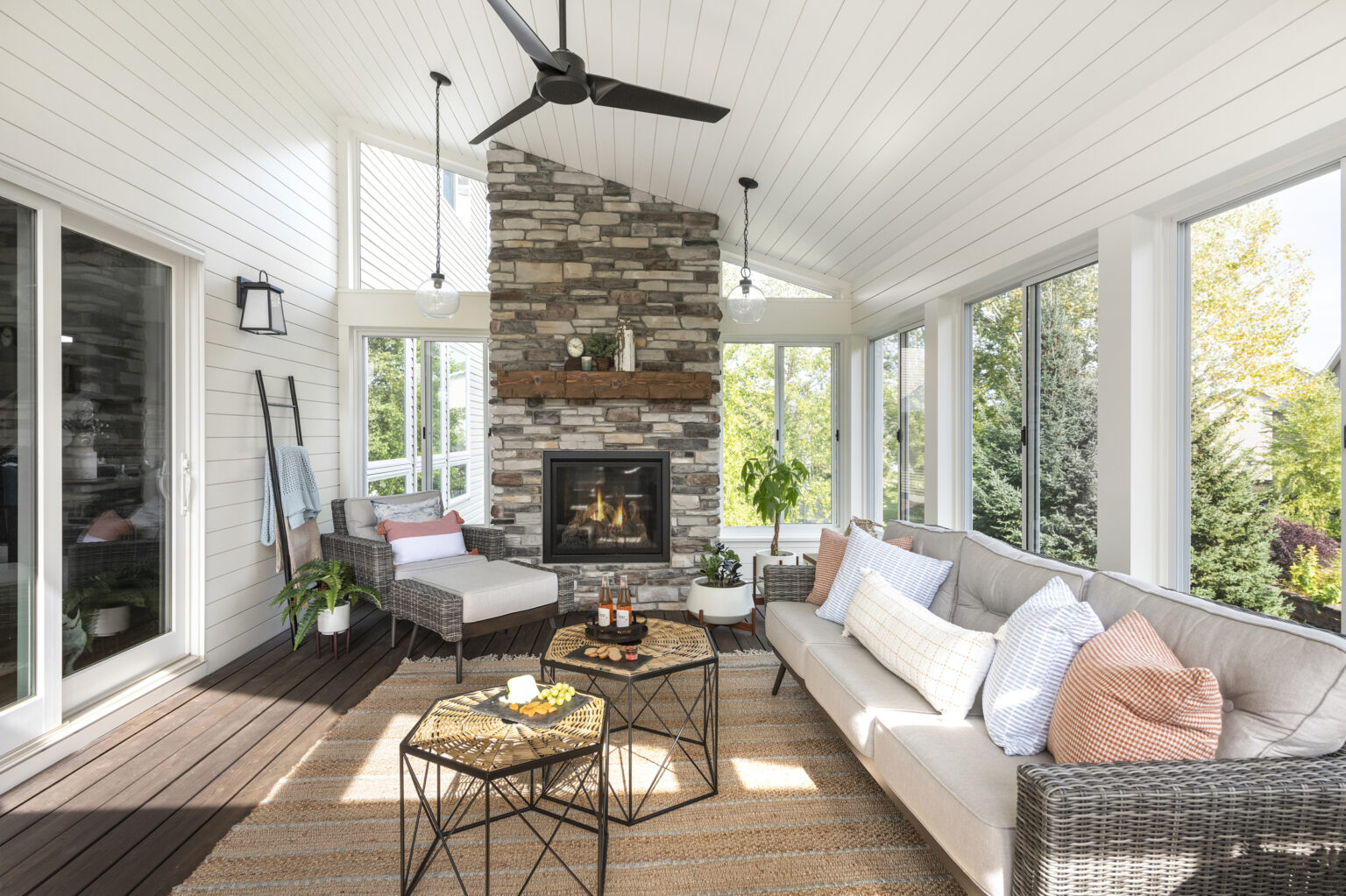 3-Season and 4-Season Porch Design Ideas | Che Bella Interiors