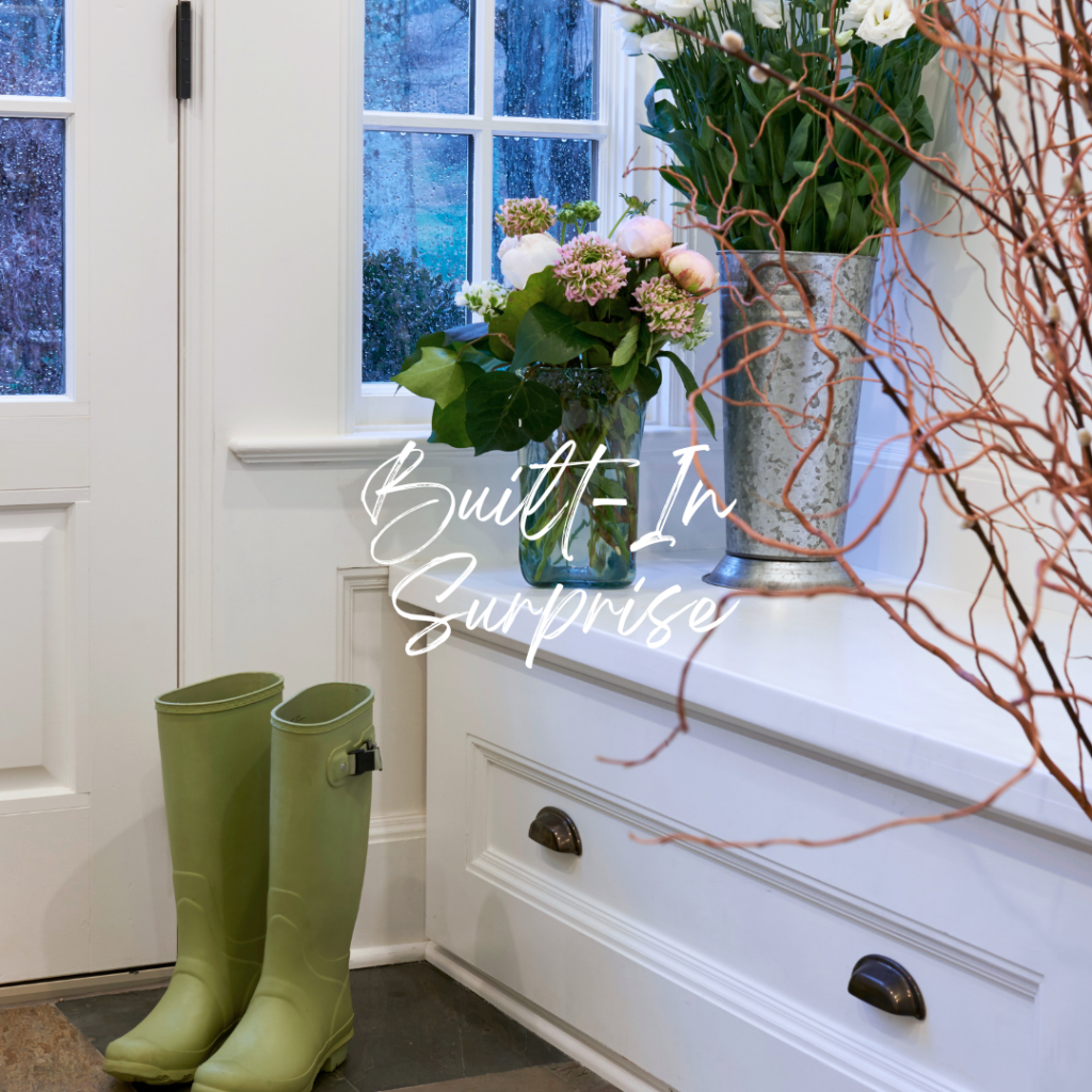 Entryway built-ins and stroage ideas by Minnesota remodeler, Ch Bella Interiors