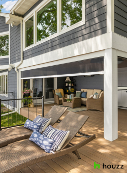 Houzz Magazine Feature - Screened Porch Design